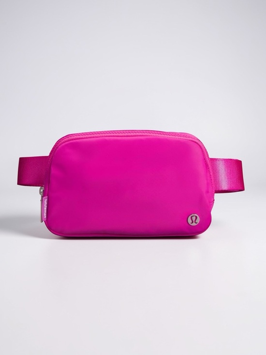lululemon athletica Handbags - Lululemon Sonic Pink Logo Everywhere Belt Bag Nwt